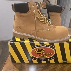 Women's Skecher Work Boots Steel Toe Size 11